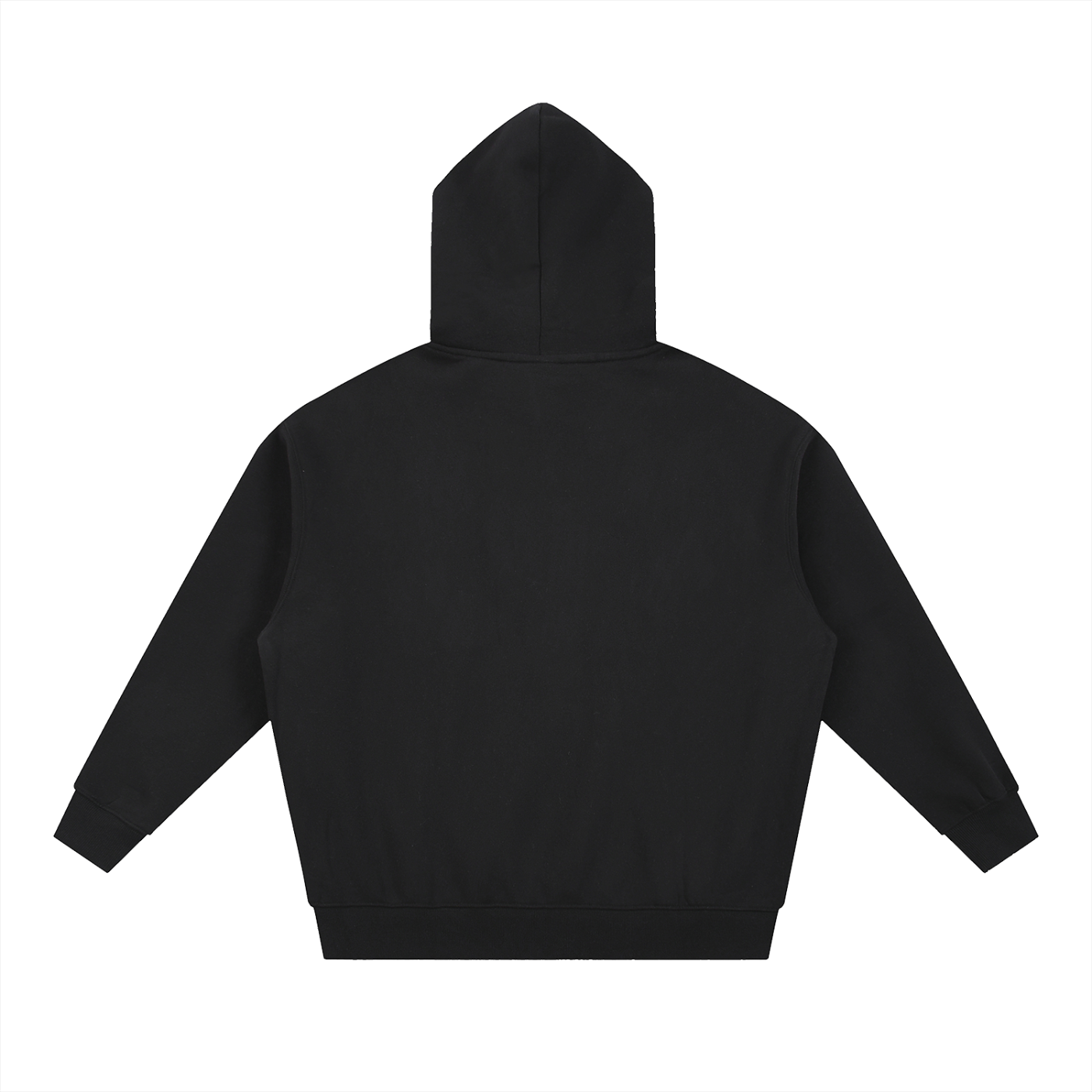 "I Heart Goth Girls" Zip-Up Oversized Fleece Boxy Hoodie