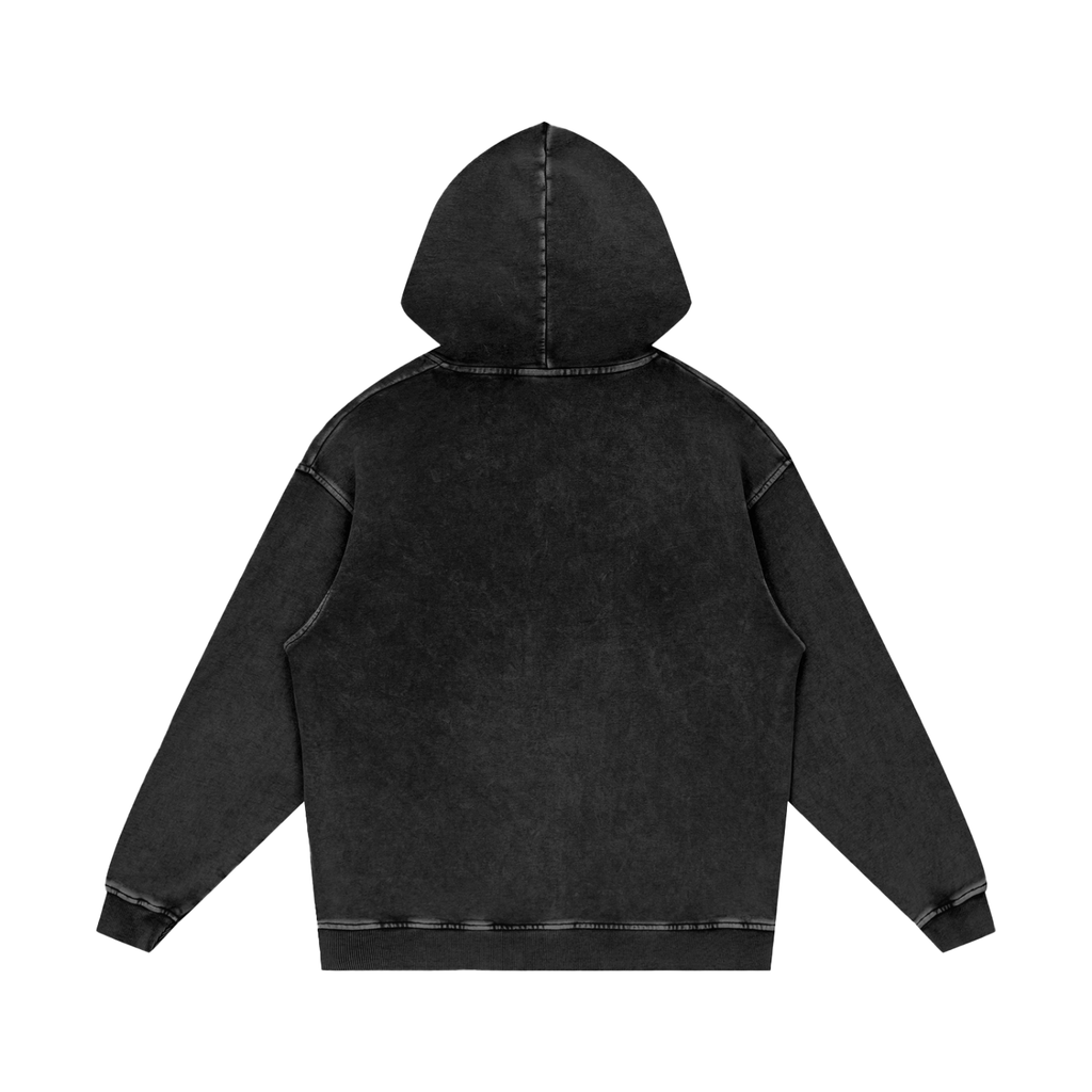 "I Heart Goth Girls" Snow Washed Loose Cotton Hoodie