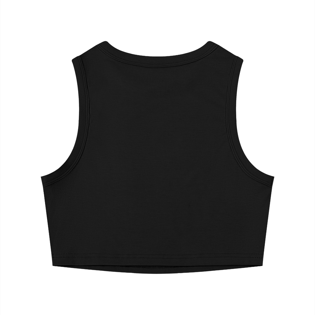 Women's "I Heart Goth Girls" Tight Crewneck Crop Tank Top