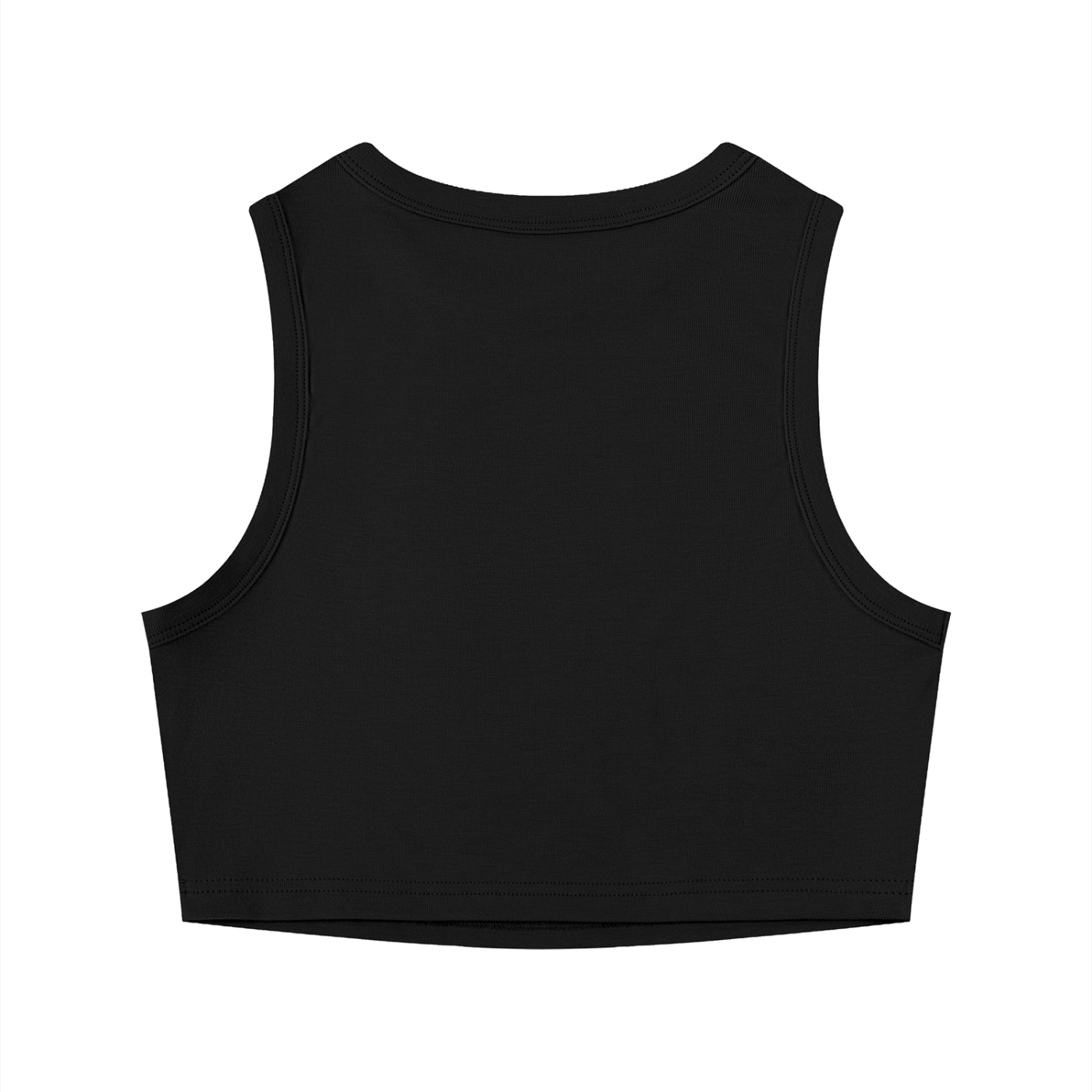 Women's "I Heart Goth Girls" Tight Crewneck Crop Tank Top