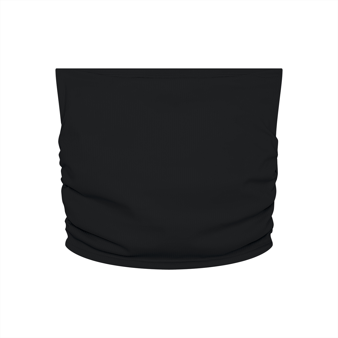 Women’s "I Heart Goth Girls" Ruched Cropped Tube Top