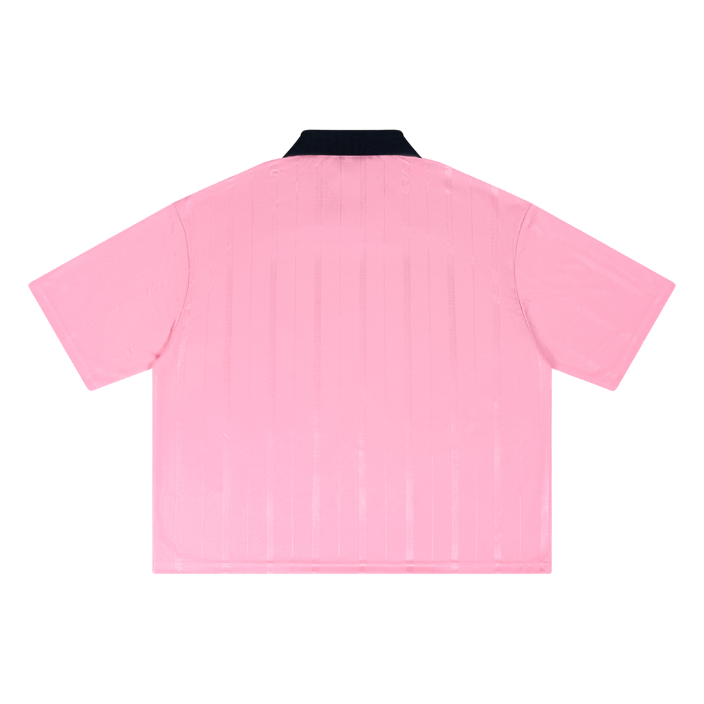 "I Heart Goth Girls" Unisex Striped Jersey (Pink)