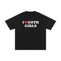 "I Heart Goth Girls" Unisex Pure Cotton T-Shirt